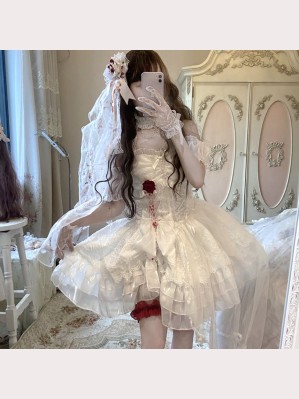 Bloody Bride Gothic Lolita Style Dress (DJ51)